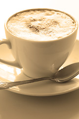 Image showing Cup of cappuccino