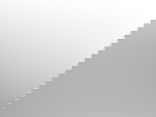 Image showing White empty stairs