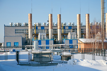 Image showing Modern industrial building