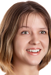 Image showing Happy brunette woman