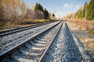 Image showing Railroad tracks