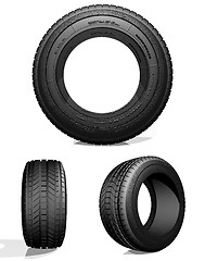 Image showing Automobile tire