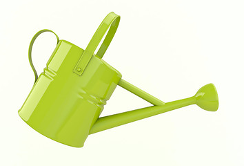 Image showing Green watering can