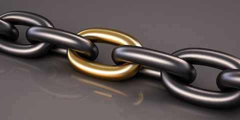 Image showing Metal chain