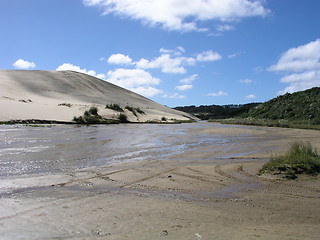 Image showing Te Paki Quicksand Stream