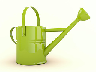 Image showing Green watering can