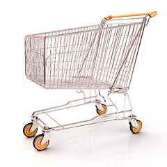 Image showing Shopping cart isolated