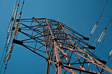 Image showing Electric pylon