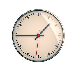 Image showing Clock on a light background