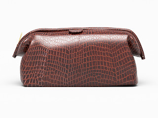 Image showing Leather clutch isolated