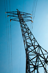 Image showing Electric pylon