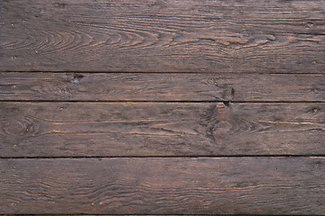 Image showing Old dark noble wood