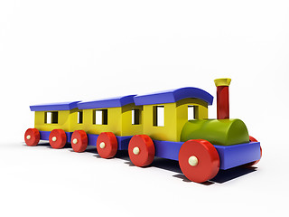 Image showing Toy train