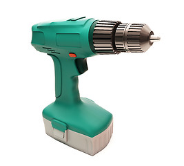 Image showing Electric screwdriver isolated