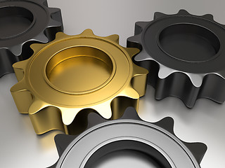 Image showing 3d gears