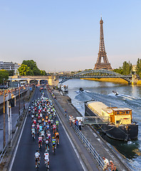 Image showing The Peloton in Paris