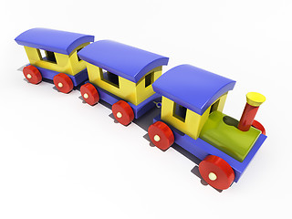 Image showing Toy train