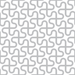 Image showing Abstract seamless pattern - curved gray lines on white backgroun