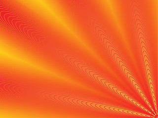 Image showing Abstract background with fiery gradient