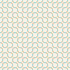 Image showing Seamless pattern - wavy lines