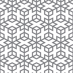 Image showing Pattern - geometric design from gray lines