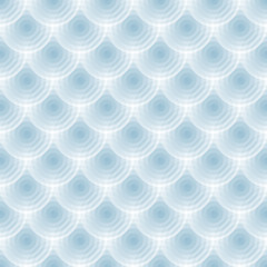 Image showing Abstract blue seamless transparent circles texture