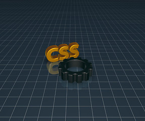 Image showing css and cogwheel