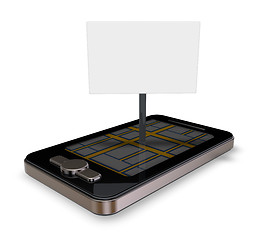 Image showing smartphone navigation