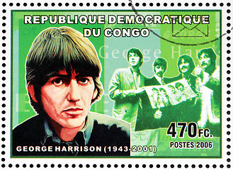 Image showing George Harrison Stamp