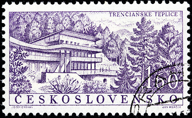 Image showing Trencianske Teplice Stamp