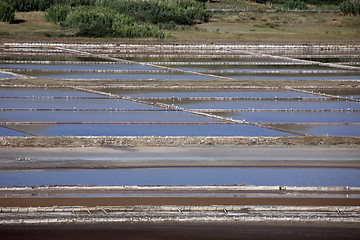 Image showing Salt work, Island of Pag, Croatia