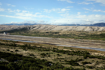 Image showing Salt work, Island of Pag, Croatia