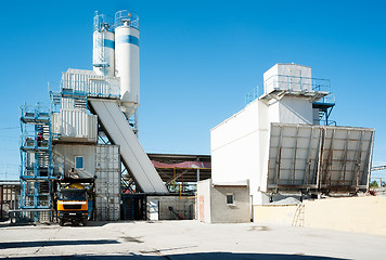 Image showing On plant of concrete products