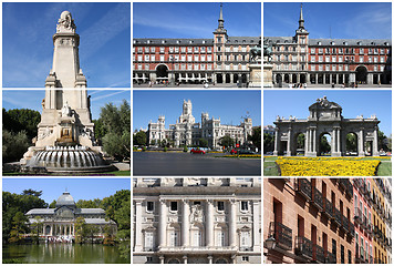 Image showing Madrid collage