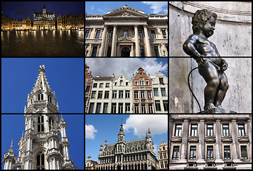 Image showing Brussels collage