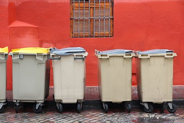 Image showing Garbage containers