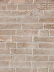 Image showing Modern Yellow Brick Wall