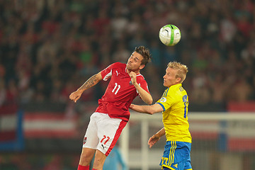 Image showing Austria vs. Sweden