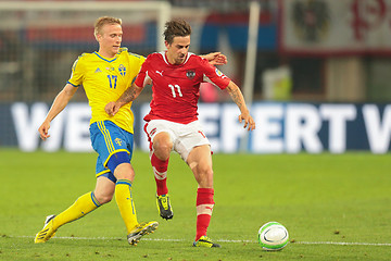 Image showing Austria vs. Sweden