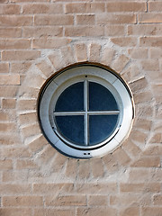 Image showing Modern Yellow Brick Wall