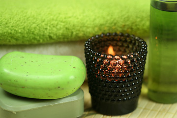 Image showing Green spa therapy