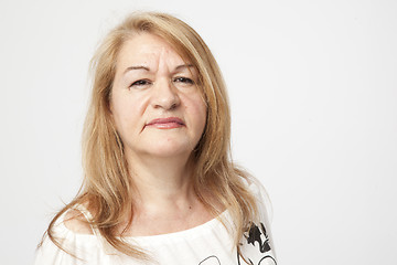 Image showing senior woman portait