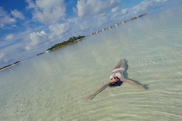 Image showing happy woman enjoy  summer time