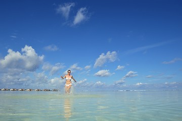 Image showing happy woman enjoy  summer time