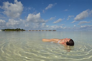 Image showing happy woman enjoy  summer time