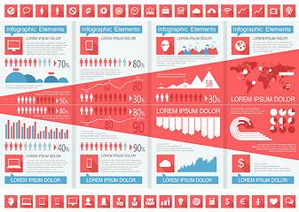 Image showing IT Industry Infographic Elements