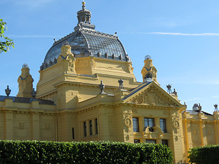 Image showing The Art Pavilion in Zagreb