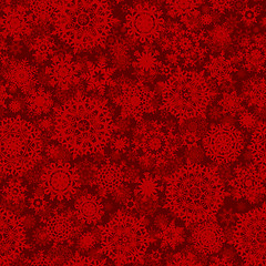 Image showing Seamless deep red christmas texture pattern. EPS 8