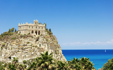 Image showing Santa Maria church in Tropea