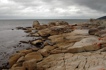 Image showing Coastal rocks